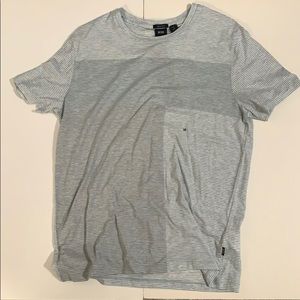 Brand New Hugo Boss Striped T Shirt - Medium
